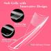 Lionvison XL Long Square Nail Tips - Half Cover Clear False Nails for Acrylic Extensions - Professional French Nail Salon Quality - 12 Sizes Straight Flat Pre Shaped for Home DIY - Buy Online on GoSupps.com