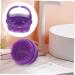 COHEALI Silicone Bath Brush Household Cleaning Tools Silicone Cleaning Brush Cleaning Brushes for Household Use Body Cleaning Brush Bathing Supply Bathing Scrubber Miss Toiletries Purple 9x8cm - Buy Online on GoSupps.com