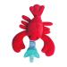 Baby Infant Pacifier - Plush Lobster Pacifier Holder  Soothie Snuggle Pacifier with Detachable Hand-Hold Stuffed Animal  Silicone Pacifier for 0+ Months Newborn Baby