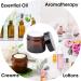 50ml Amber Glass Cosmetic Containers - 6 pcs with Inserts & Black Lids | Perfect for Creams Balms Oils & Lotions - International Shipping Available - Buy Online on GoSupps.com