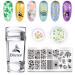 Biutee Clear Jelly Nail Art Stamper Set - Dual Head Silicone Stamper with 3 Scrapers - Manicure Nail Art Tool (12 Pcs) - Buy Online on GoSupps.com
