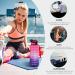 1.5L BPA-Free Tritan Sports Water Bottle with Straw & Time Marking - Dishwasher Safe Ideal for Fitness Running & Hiking (Blue/Purple) - Buy Online on GoSupps.com