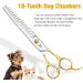 JASON 7.5 Curved Dog Grooming Scissors - Sharp & Comfortable Shear for Cats and Pets - Right-Handed Groomers Trimming Kit - Light-Weight C-7.5 Chunker - Buy Online on GoSupps.com