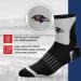 FBF NFL Baltimore Ravens Surge Quarter Length Socks - Black Medium | Men and Women - Buy Online on GoSupps.com