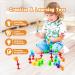 Echocube Suction Toy Set | 28 Silicone Suction Cup Bathing Toys for Kids 3+ | Sensory Play Stress Relief & Travel Toys for Toddlers & Adults - Buy Online on GoSupps.com