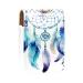 Travel Lipstick Organizer Case Lipstick Case Portable Makeup Bag With Mirror Ethnic Feather Watercolor Dream Catcher N154j6ieyn