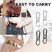 Redamancy 4 PCs Removable Carabiner Hooks & Key Rings - Durable Carabiner Key Chains for Men & Women - Ideal for Outdoor & Everyday Use - Buy Online on GoSupps.com