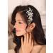 Kercisbeauty Pearl and White Flower Hair Comb for Women and Girls Wedding Bridal Hair Jewelry Side Hairpiece Cute Hair Accessories for Brides Bridesmaid Flower Girls Bridal Shower Hair Jewelry - Buy Online on GoSupps.com