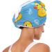 Little Yellow Duck Hair Towel 2 Pack - Super Absorbent Quick Dry Turbans for Women & Girls - Buy Online on GoSupps.com