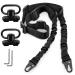 Bontok Sling Swiels Mount Set, 1.25 Inch Sling Mount Mloc Attachments Set for Two Point Traditional Sling 1Pack Sling+2 Pack 45 Degree Rotation Sling Mounts Set All Black