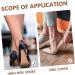 Buy VALICLUD 16 Pairs High Heels Heel Covers - Protective Tips & Non-Slip Caps for Latin Shoes | International Shipping - Buy Online on GoSupps.com