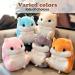 MUZIRI KINOKOO Plush Hamster Pillow Blanket - Soft Toy Blanket for TV, Sofa, Office, and Travel - Dark Brown - Buy Online on GoSupps.com