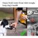 Vivaglory 750ml Dog Water Bottle - Portable Stainless Steel Pet Drinking Bottle with Large Trough for Hiking & Walking - Orange Yellow - Buy Online on GoSupps.com