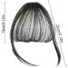 Clip In Bang Hair Extensions Bangs Fake Bang Hairpieces Natural Easy To Use Soft Hair Extensions Bangs For Women And Girls Natural black - with sideburns - Buy Online on GoSupps.com