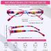 COJWIS 4 Pack Stylish Women's Reading Glasses - Multi-Colored with HD Clear Lens (3.50 x Magnification) - Ideal for Fashion & Function - Buy Online on GoSupps.com