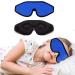 Kids' Memory Foam 3D Contoured Sleep Mask - Blockout Light Eye Cover for Boys and Girls - Dark Blue - Buy Online on GoSupps.com