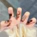 Handmade Nail Wearing False Nail Patch New Magic Mirror French Halo Dye Cute Nail Patch (Size : M) 1 count (Pack of 1) - Buy Online on GoSupps.com