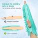 Body Scrubber Back Shower Brush: Silicone Soft Bristle Exfoliating Bath Golve Silicon Scrub Exfoliator for Showering Scrubbing Body Dead Skin Leg Arm Foot Exfoliation Scratcher 1-green - Buy Online on GoSupps.com