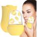 Bexdug Ice Face Roller Skin Care Ice Roller Ice Roller for Face and Eye Facial Beauty Ice Roller Skin Care Tools Ice Facial Cube Silicone Ice Mold Yellow - Buy Online on GoSupps.com