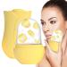 Ice Roller Skin Care Ice Roller Ice Roller for Face and Eye Facial Beauty Ice Roller Skin Care Tools Ice Facial Cube Silicone Ice Mold Yellow