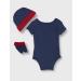 Levi's Baby Boys' Classic Batwing Infant Hat Bodysuit Bootie Set 3pc - Dress Blues (6-12 Months) - Buy Online on GoSupps.com