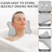 Collazoey Bath Pillow Bath Pillow for Bath with 2 Powerful Suction Cups for Firm Support Ergonomic Spa Bath Pillow Pillow - Buy Online on GoSupps.com