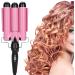 Professional Hair Curler - 3 Barrel Curling Iron Wand | 32mm Dual Voltage Ceramic Waver for Instant Curls | Crimping Tool for Long & Short Hair - Fast Heat Up US Plug - Buy Online on GoSupps.com