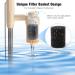 Bedee 6-in-1 Aquarium Gravel Cleaner & Siphon Filter Set - Adjustable Flow Control, DC 12V 18W - Beige - Buy Online on GoSupps.com