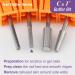C&I Nature Nail Buffer XXF Nail Drill Bit Safety Efile for Nail Tech Nail Art Preparation Prep Clean Nail Bed Cuticle Dead Skin Smooth Nails 2 Way Rotate E-file Double Hand Use Manicure Tool - Buy Online on GoSupps.com