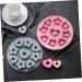 Zerodeko 2pcs Donut Mold Silicone Molds Heart Decor Heart Cake Pan Heart Pudding Mold De para Gelatinas Biscuits Mold Biscuits Mould Fondant Mold Fudge Food Supplement Box Silica Gel Baby 20.5X20.5X2CM - Buy Online on GoSupps.com