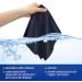 MR.SIGA Premium Microfiber Cleaning Cloths - 3 Pack Navy & Gray 16x16 & 6x7 for Eyeglasses TV Screens Tablets & Silver Porcelain - Buy Online on GoSupps.com