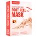 Soonuly Foot Peel Mask with Peach - 2 Pack Exfoliating Foot Mask for Dry Cracked Feet Dead Skin and Calluses - Foot Mask Peel for Baby Soft Feet Peeling Mask Peach 1 Pair (Pack of 2)