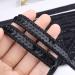 ZNZAKKA Black Sequin Ribbon Trim - 10 Yards Metallic Braid Glitter Ribbon for Sewing - Buy Online on GoSupps.com
