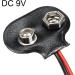 uxcell 10pcs DC 9V Battery Clip T-Type Connector | Faux Leather Housing | 12cm Lead Wire - International Shipping Available - Buy Online on GoSupps.com