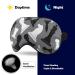 Chess Game Pieces Sleep Mask - Adjustable Strap Eye Cover for Sleeping and Travel - Blocks Light for Men and Women - Buy Online on GoSupps.com