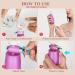 FacieFancy Nano Facial Mister - Strong Fine Mist - Adjustable Flow - Portable Mini Sprayer - Purple - Buy Online on GoSupps.com