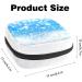 GIAPB Sanitary Napkin Storage Bag | Period Tampon Makeup Pad Pouch | Snowflake Blue Design - Buy Online on GoSupps.com
