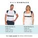 Posture Corrector for Men & Women - Adjustable Back Brace for Pain Relief - Made in USA - Slim Design - Sand Drizzle M/L - Buy Online on GoSupps.com