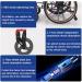 Manual Wheelchair Aluminum Alloy Multifunctional Folding Transport Wheelchair Self-propelled Anti-Tipping Wheelchair - Buy Online on GoSupps.com