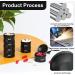 Portable Stacking Keychain Pill Box Waterproof Medicine Organizer for Travel Vitamins & More - Buy Online on GoSupps.com