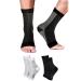 Soothe Relief Compression Socks Comprex Ankle Compression Socks Soothe Relief Socks for Neuropathy Pain Medium White