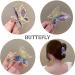 Exquisite Purple Butterfly Rhinestone Hair Claw Clip for Women and Girls - Non-Slip Big Hair Accessory - Buy Online on GoSupps.com