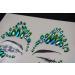Halloween Christmas Festival Face Jewels Rhinestone Stickers (Green AB/SV-01) - Buy Online on GoSupps.com