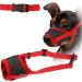 Shop Wllhyf Soft Nylon Dog Muzzle | Breathable & Comfortable Biting Chew Prevention | Adjustable Muzzle for Small Dogs (Red M) - Buy Online on GoSupps.com