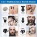 Men's Upgrade 9D Electric Head Shaver - 6-in-1 Grooming Kit with Beard Clippers and Nose Trimmer | IPX6 Waterproof, Cordless Rechargeable, Wet & Dry Rotary Razors - Buy Online on GoSupps.com