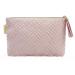 Small Cosmetic Bag,BAGSMART Elegant Roomy Makeup Bags,lipstick pouch,Zipper Pouch,Great Gifts for Women,Travel Waterproof Toiletry Bag Accessories Organizer Gifts (Pink-1 pcs) -Pink-1 pcs