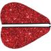 Red Glitter Microfiber Hair Towel - Soft Super Absorbent Quick Dry Wrap for Women | Ideal for Long Curly & Thick Hair - Buy Online on GoSupps.com