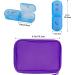 Extra Large Weekly Pill Bag - AM PM Pill Box for Vitamins Medication & Supplements | 7-Day Storage Case (Purple - Buy Online on GoSupps.com