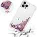 Buy Tivenfezk Nadoli Glitter Drive Sand Shell for iPhone 15 Pro Max - Shockproof TPU Bumper Transparent Quicksand Case in Rose Gold - Buy Online on GoSupps.com