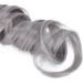 Hair Extension Synthetic Colorful Clip In Hairpiece Curling Wig for Party for Prom for Girls White tea ash - Buy Online on GoSupps.com